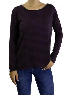 maglia a righe con manica lunga